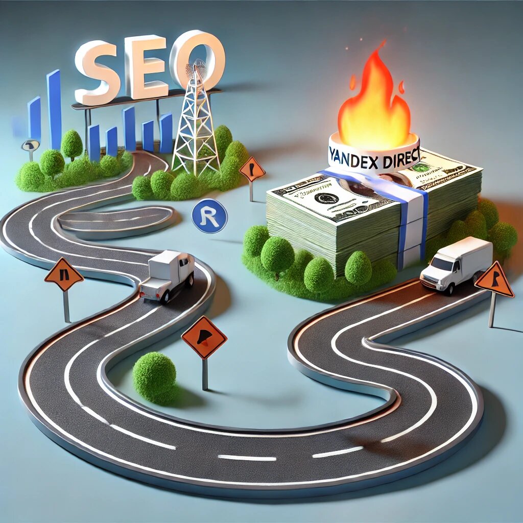 Мнение АИ по вопросу - SEO долго, Директ - дорого.