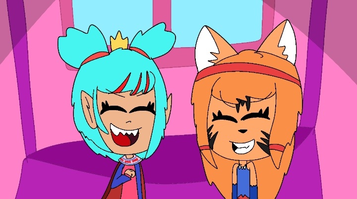 Noelle and Remi laugh angrily, having come up with an insidious plan