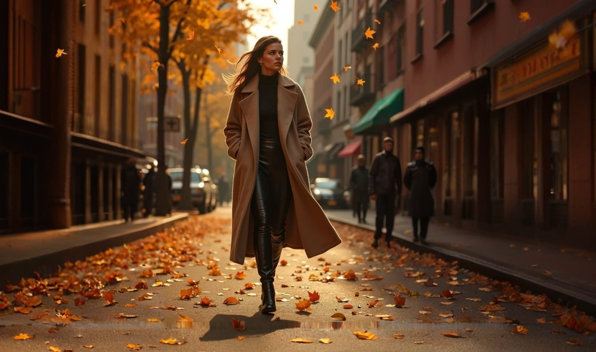 Идеальный образ с высокими сапогами