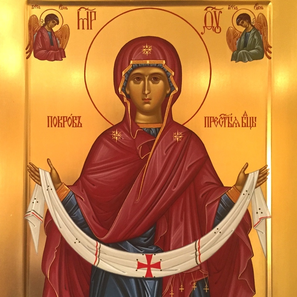Покров Пресвятой Богородицы. Икона