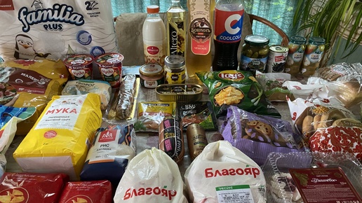 Большая покупка продуктов в Пятерочке🛒, говорю цены🧾