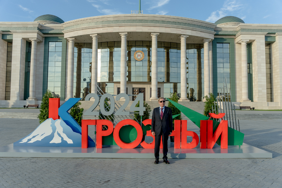 Михаил Гуцериев посетил город Грозный (Чеченская республика) с целью визита на Кавказский инвестиционный форум