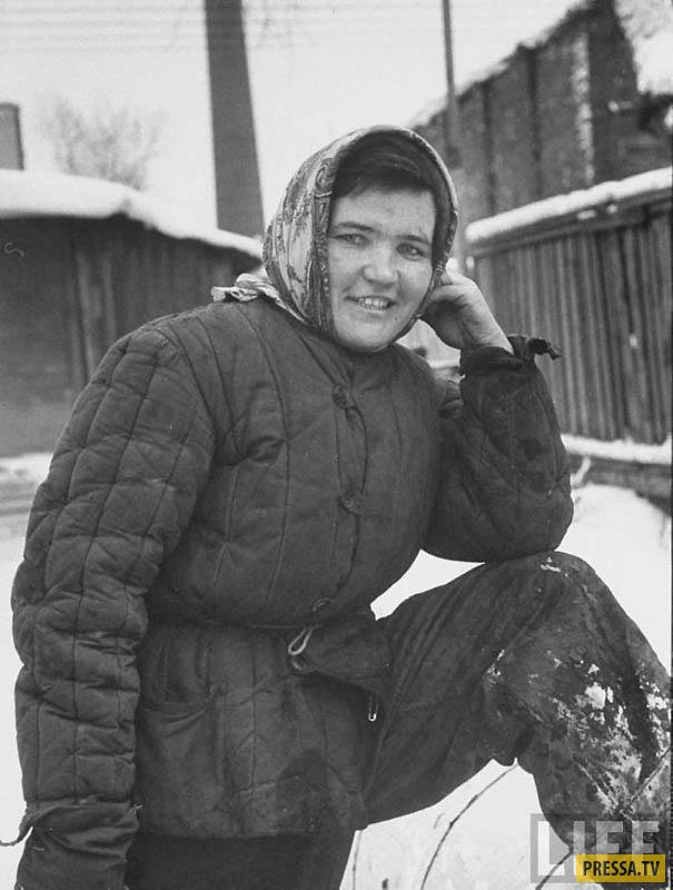 Зима 1959 года. Молодая московская труженица. Источник изображения: сайт pressa.tv