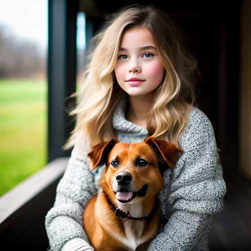 Девчонка с собакой