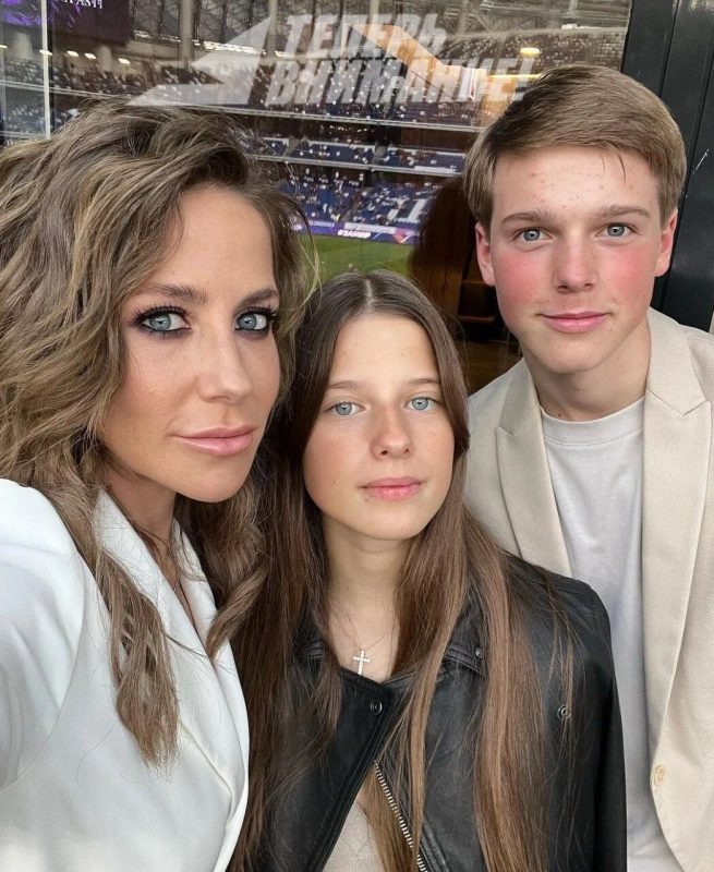   Юлия Барановская с детьми от Андрея Аршавина, соцсети