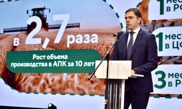    Губернатор Орловской области Андрей Клычков представил достижения регионального АПК на «Золотой осени 2024»