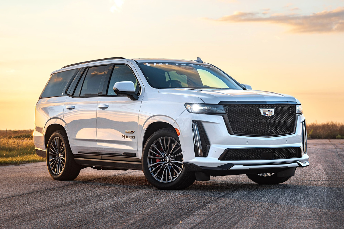 Внешне уникальный Hennessey H1000 ничем не отличается от серийного Cadillac Escalade 