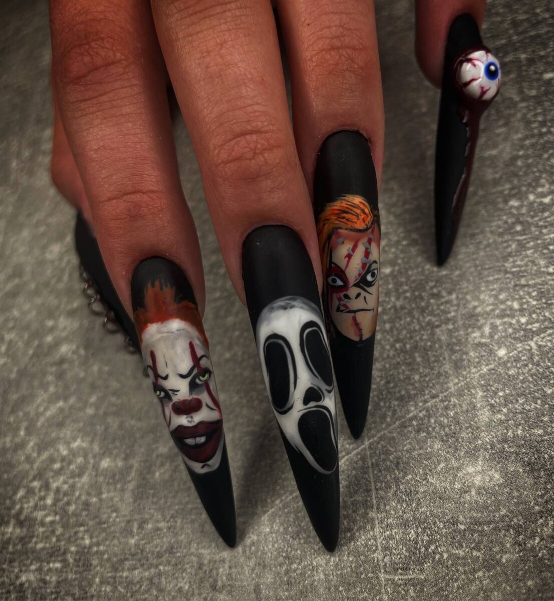 Nails on the Halloween