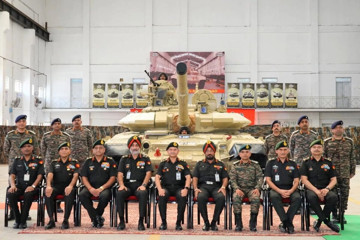 Модернизация танка Т-90 в Индии является частью многолетнего сотрудничества с Россией Фото: Министерство обороны Индии