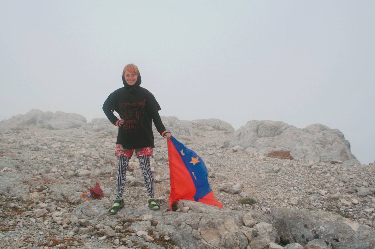 Я на вершине Оштена в 2014 году