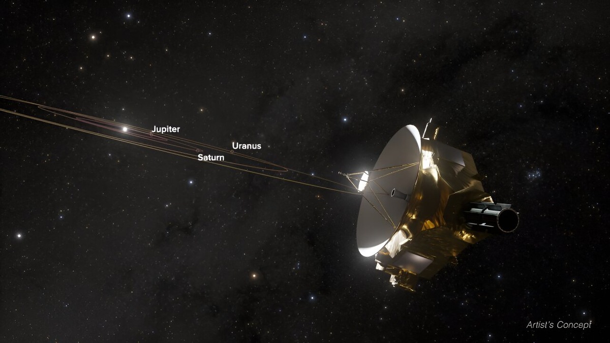 Вид Солнечной системы с космического аппарата NASA New Horizons из глубины пояса Койпера. Зонд находился на расстоянии 6,5 миллиардов миль от Урана, когда он наблюдал за планетой.    
 Источник: NASA, ESA, Christian Nieves (STScI), Ralf Crawford (STScI), Greg Bacon (STScI)  📷
