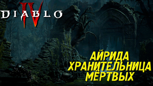 АЙРИДА ХРАНИТЕЛЬНИЦА МЁРТВЫХ ➤ Diablo IV #23