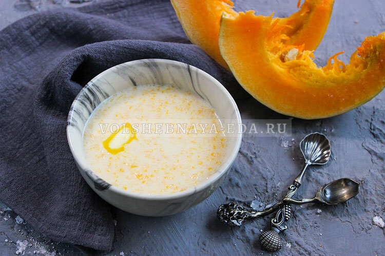 Манная каша с тыквой - умеете вкусно?