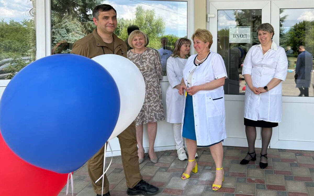 ​В прошлую свою поездку министр увидел отремонтированную силами Татарстана клинику. Фото: © «Татар-информ»