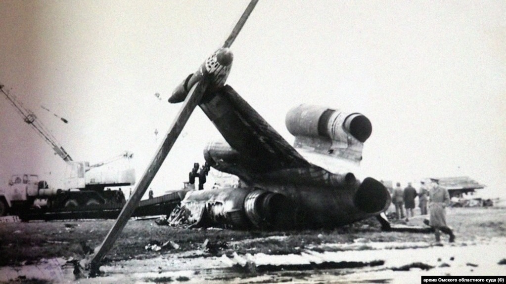 Последствия авиакатастрофы в Омске, 1984 год