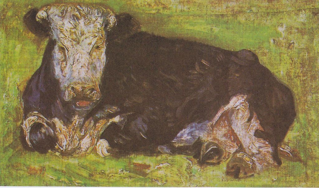 Лежащая корова, 1883