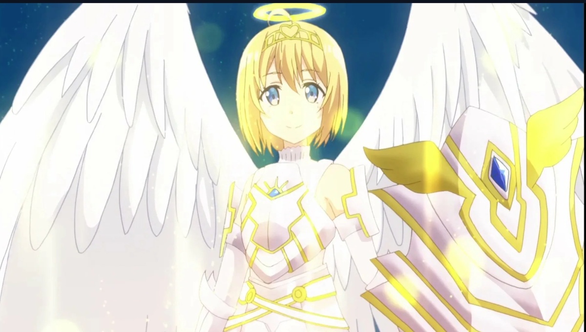 Один из скилов гг, превращающий её в ангела защиты.