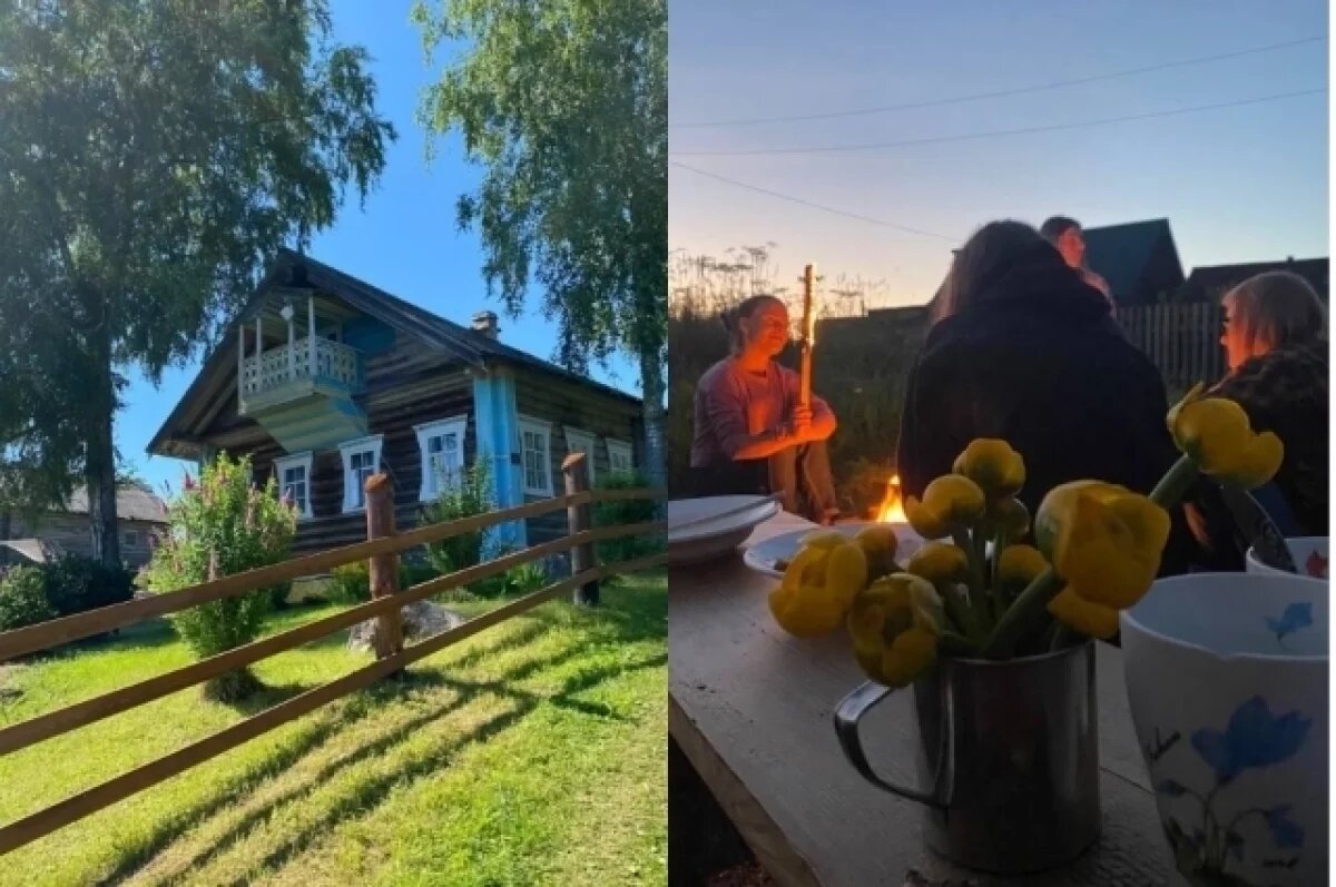    Студентка из Новосибирска рассказала, как спасала избы на Русском Севере