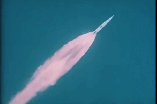 Заползание пламени на корпус ракеты