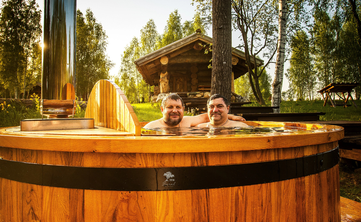 Уличная купель Фурако с печью