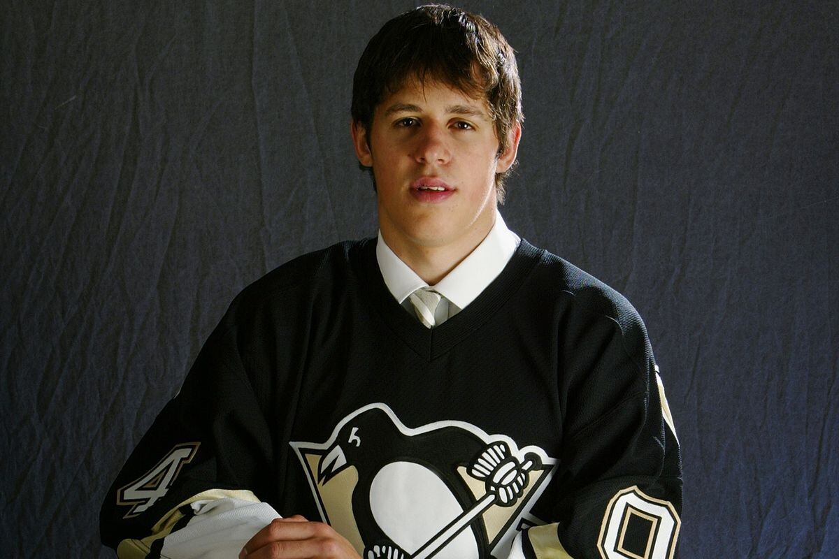 Евгений Малкин на драфте-2004