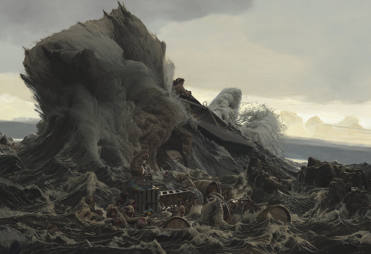 The Wreck. (масло)