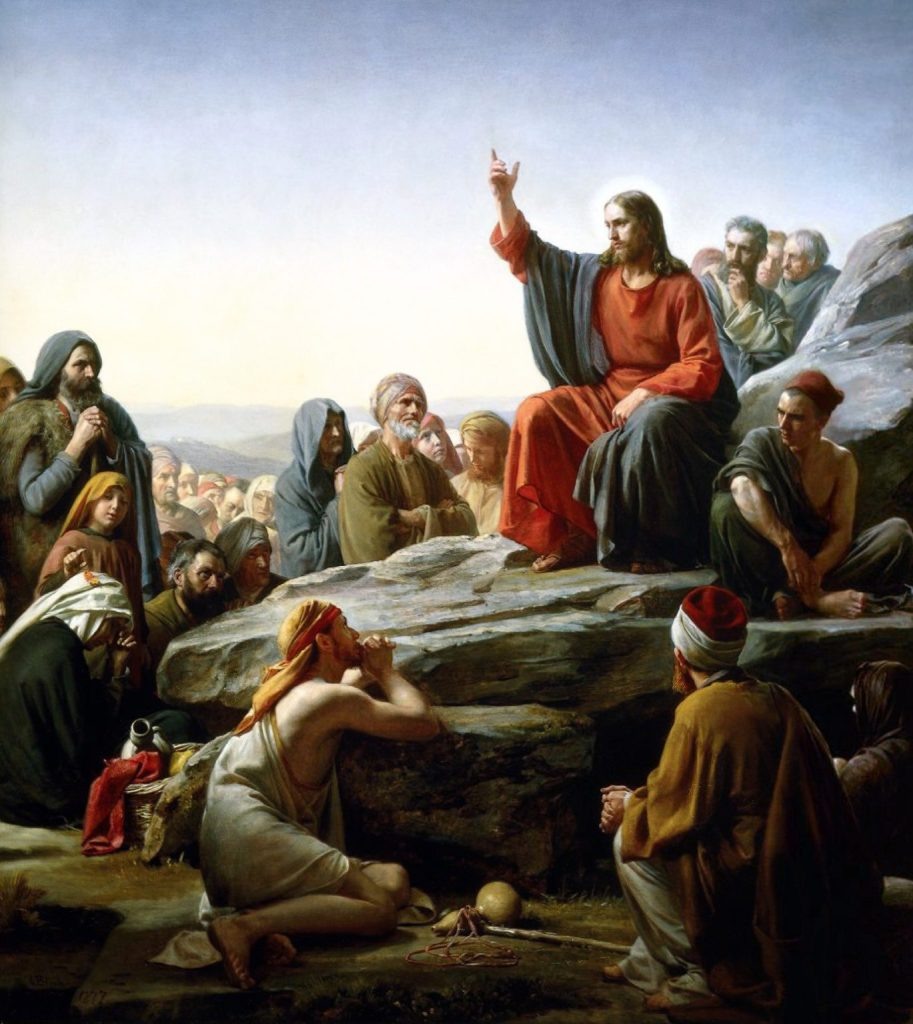  К. Блох. «Нагорная проповедь», 1877 г.