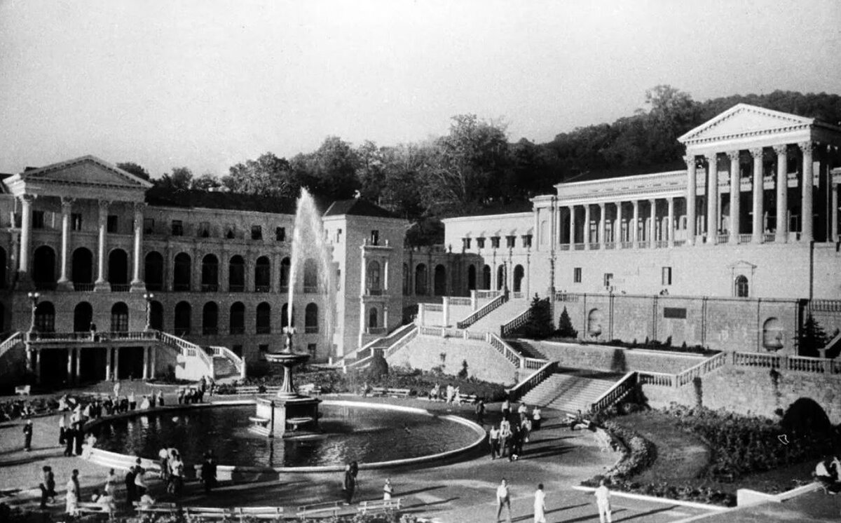 Санаторий им. Серго Орджоникидзе, в 1950-е годы 