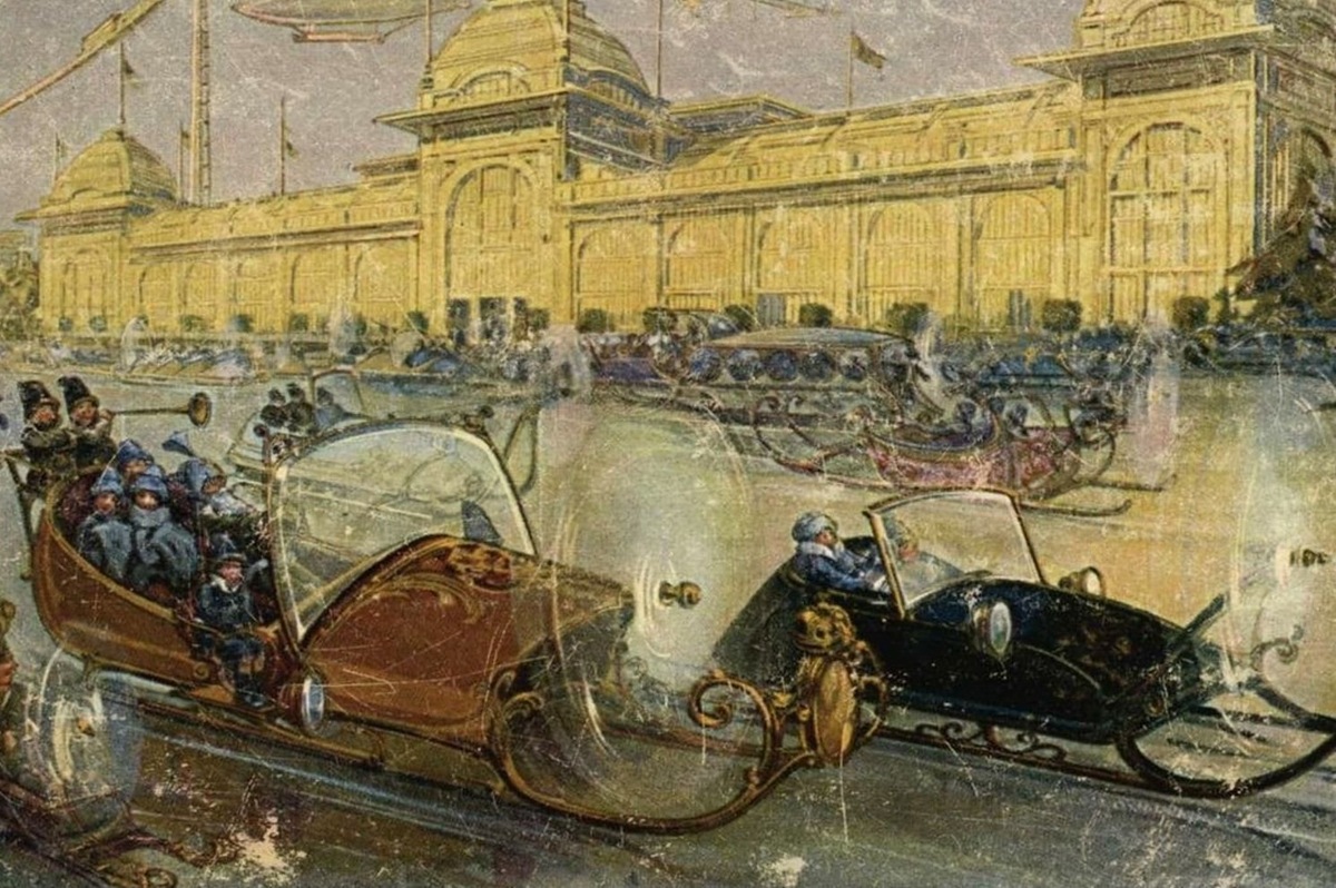Зимний Петербург, скоростной транспорт 