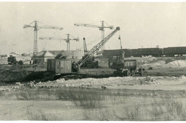    Панорама Лебединского рудника. 1960-е гг. Фото: Белгородский государственный историко-краеведческий музей