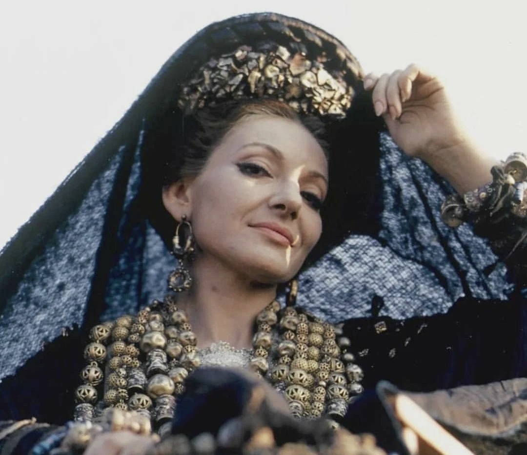 Мария Каллас в киноленте Пьера Паоло Пазолини, 1969 год