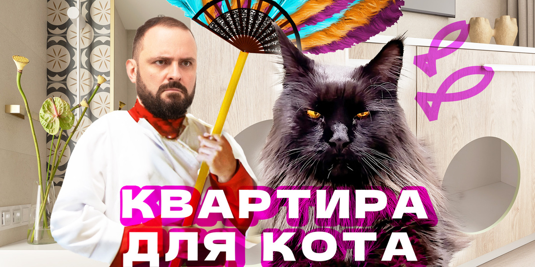 Квартира для кота и его хозяев 🐈‍⬛