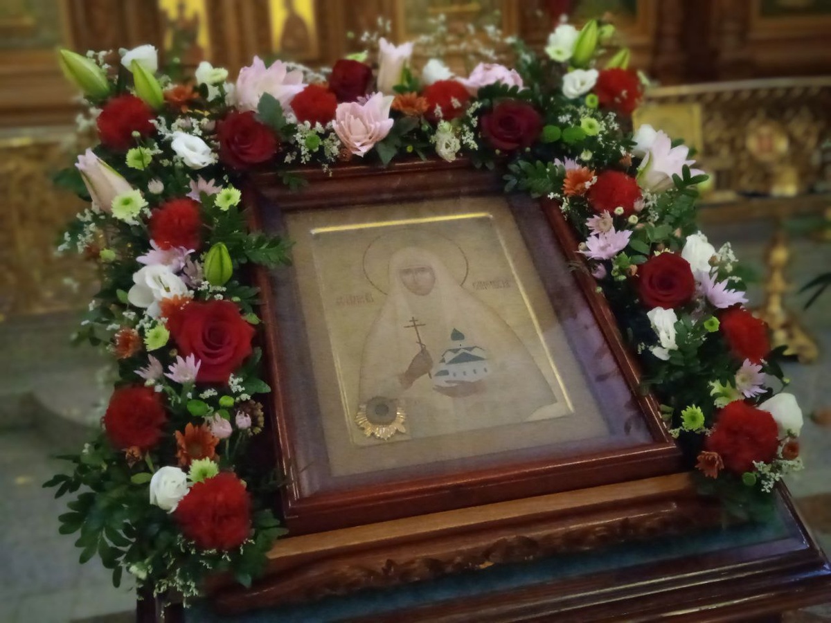 Икона святой преподобномученицы Великой княгини Елизаветы