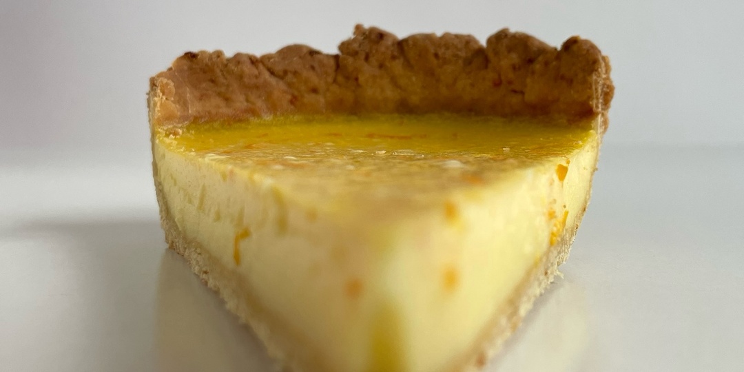 Открытый пирог за 30 минут без сахара. Французский апельсиновый тарт