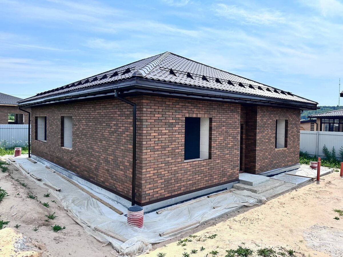 Наш готовый одноэтыжный дом, площадь дома-98м2