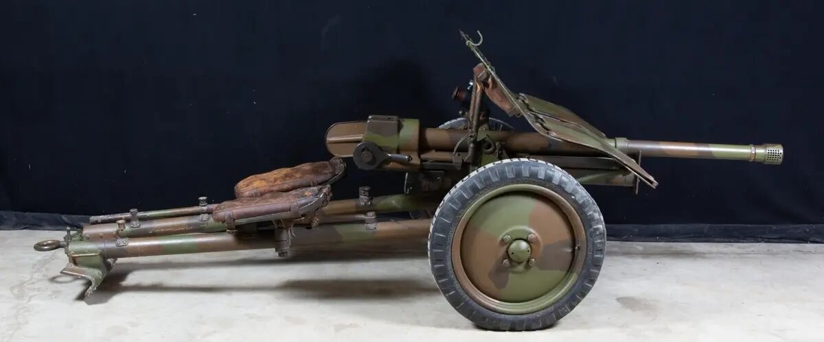 37 mm pansarvärnskanon m/38, калибр — 37 мм, длина ствола — 45 калибров, масса снаряда — 0,7 кг, начальная скорость — 810 м/с, угол возвышения — 25°, дальнобойность — 6000 м, сектор обстрела — 50°, масса орудия — 375 кг, бронепробиваемость —  44 мм на дальности 500 м.
