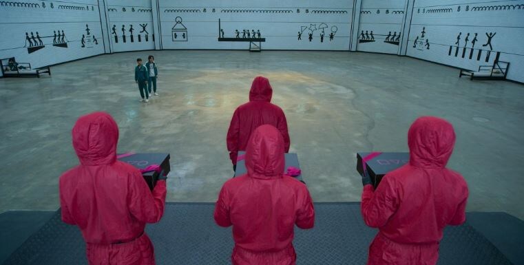 Фото с сериала "Игра в кальмара"