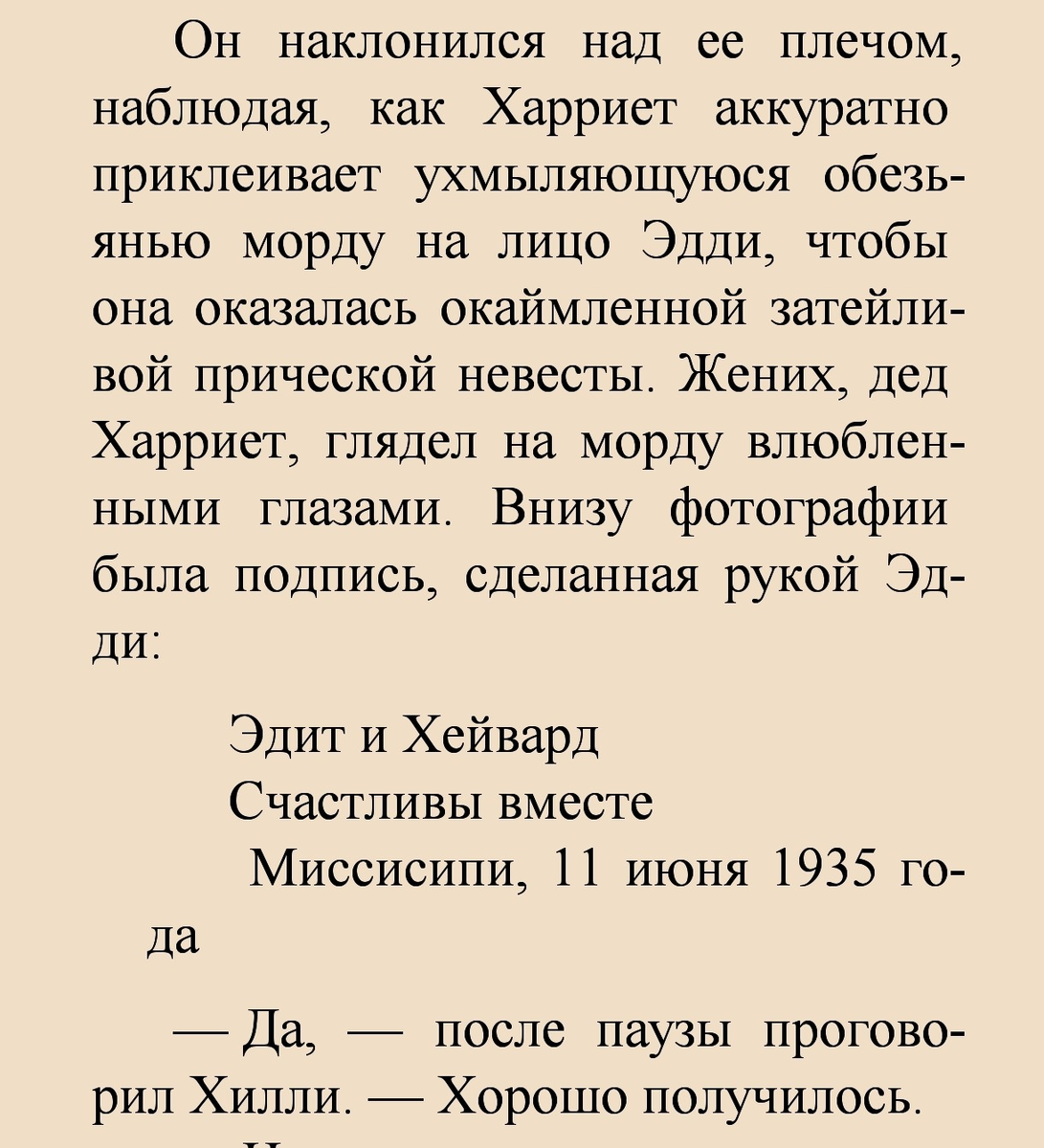 фрагмент книги Донны Тартт «Маленький друг»   