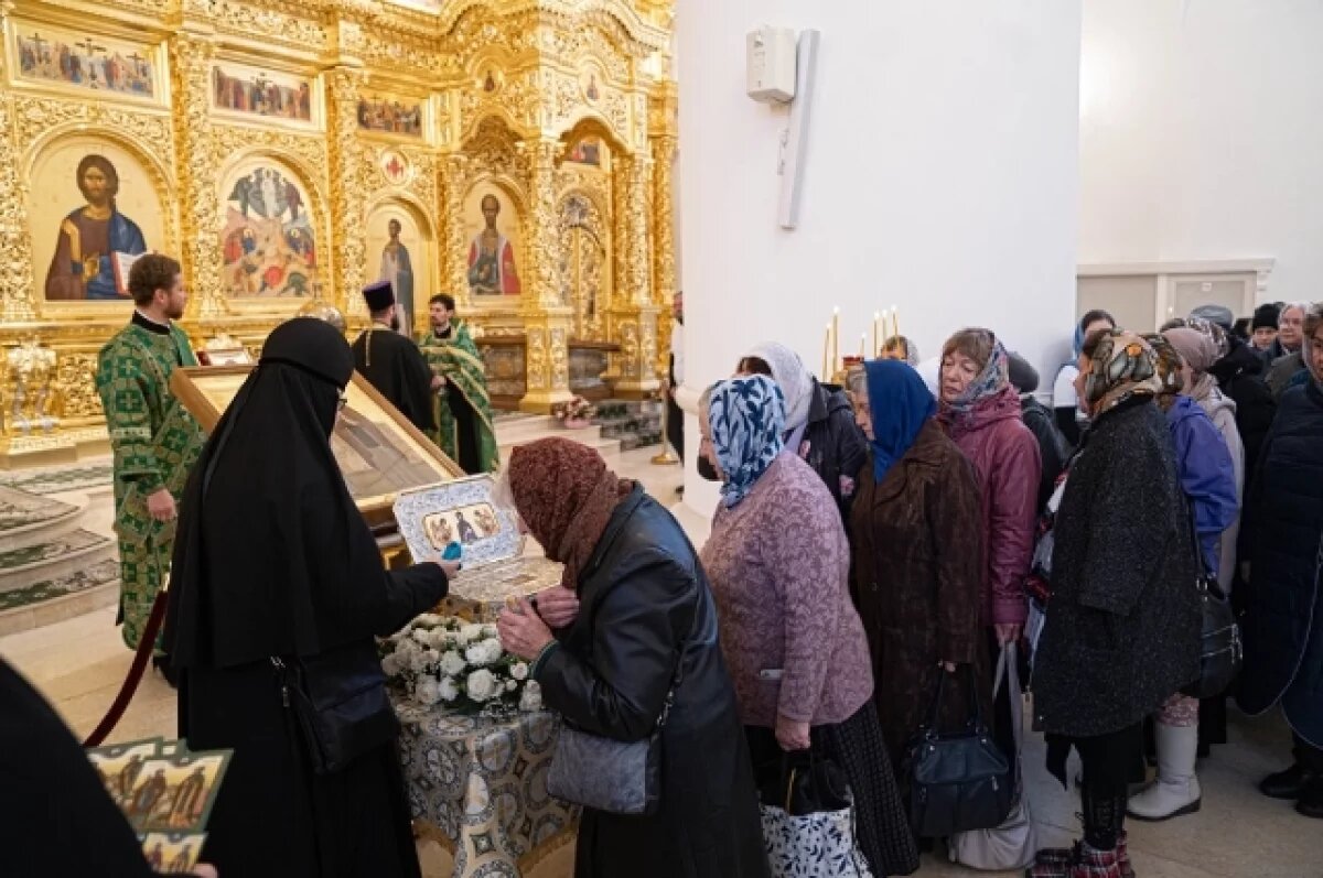    В Тверь везли ковчег с мощами Евфросинии Полоцкой