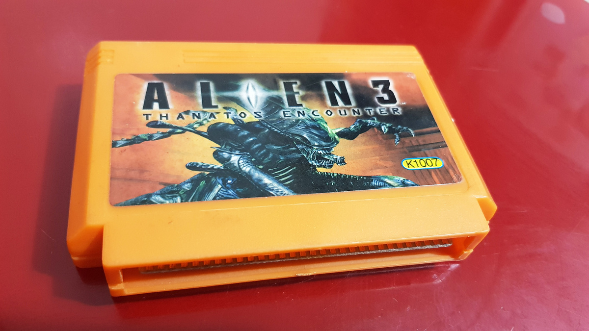 Картридж и игрой Alien 3 для Денди (Nes, Famicom)