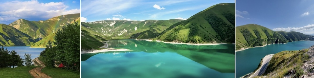 Медовые Водопады - Баксанское ущелье - Гедуко Термы - Чегемские Водопады - Озеро Нижнее Голубое - Черекское ущелье - Замок-фрегат в Ханазе - Водопад Три Сестры - Село Мацута - Махческ - Село Дунта - Цейский Ледник - Куртатинское ущелье - Башня Курта и Тага - Село Цимити - Кармадонское ущелье - Эрзи - Эгикхал - Город Шали - Озеро Казеной-Ам - Село Гимры - Избербаш - Село Гамсутль - Село Матлас - Водопад Тобот - Карадахская Теснина - Экраноплан Лунь - Самурский Национальный Парк