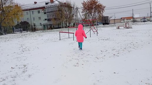 Будни нашей семьи.Метель.Нас заметает.В Монетке.