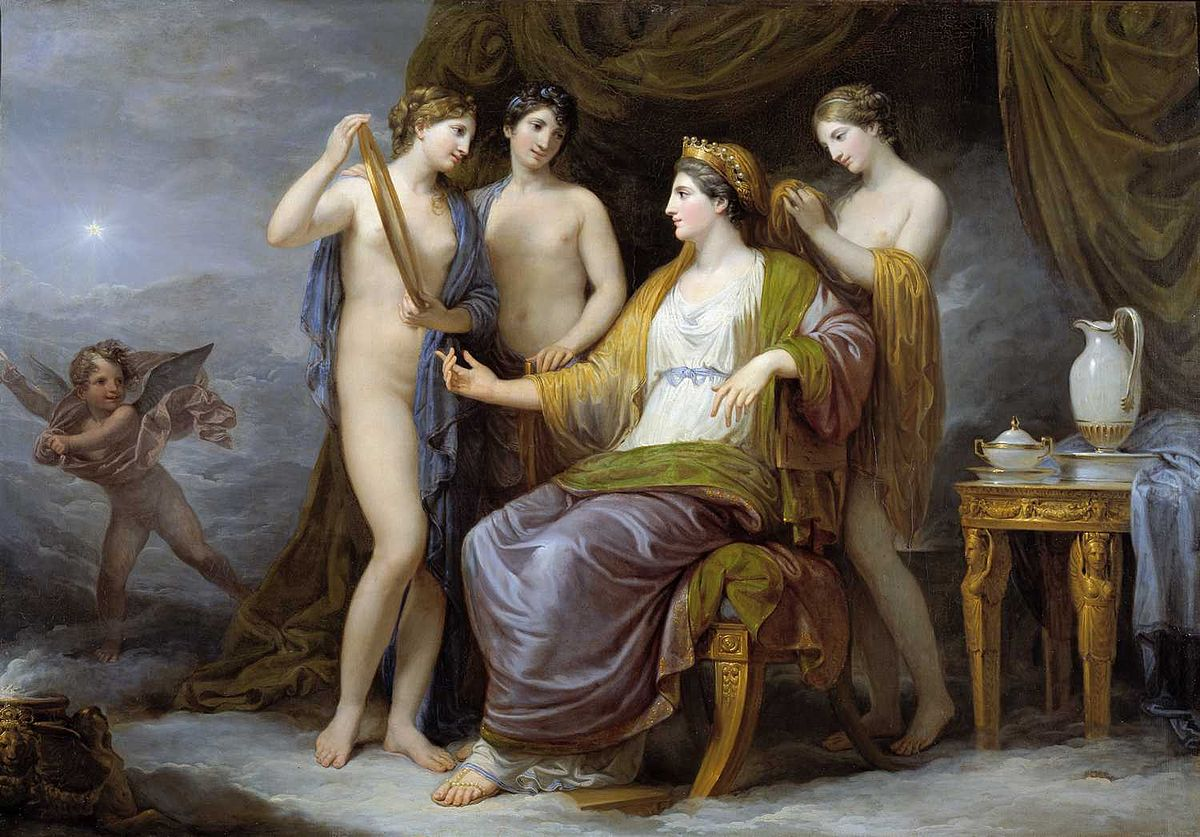 Andrea Appiani the elder (1754-1817)- `` Туалет Юноны '', -ca 1811 Brescia-Pinacoteca Civica (Tosio Martinengo)