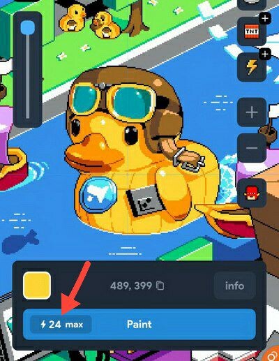 Теперь максимальный запас энергии составляет 24 пикселя