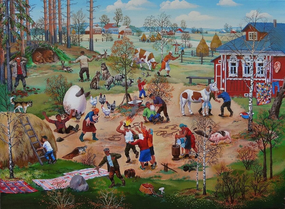 Дина Ельцева. Поговорки. 2024. Частная коллекция. Источник фото: dina-eltseva.ru  