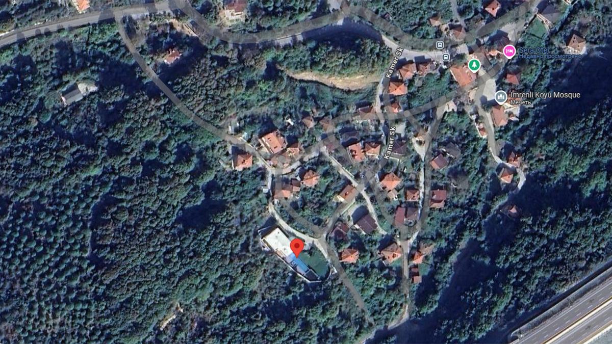 Дом на карте. Фото Google карты.