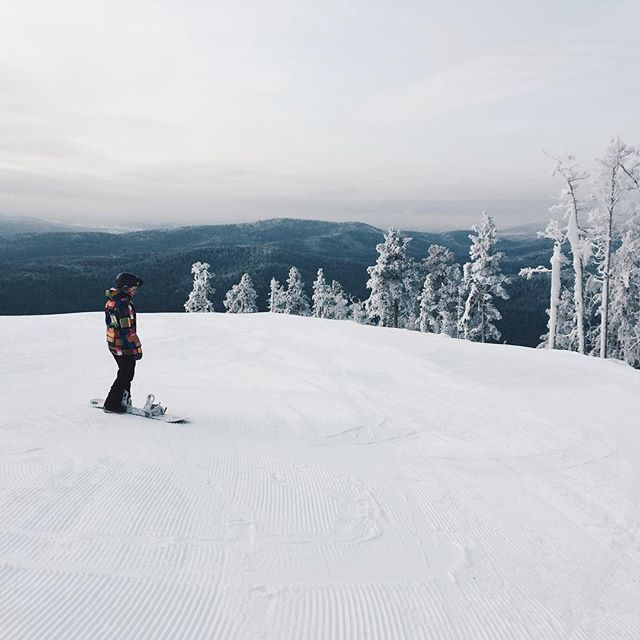 На горнолыжном курорте "Солнечная Долина". Фото моё.