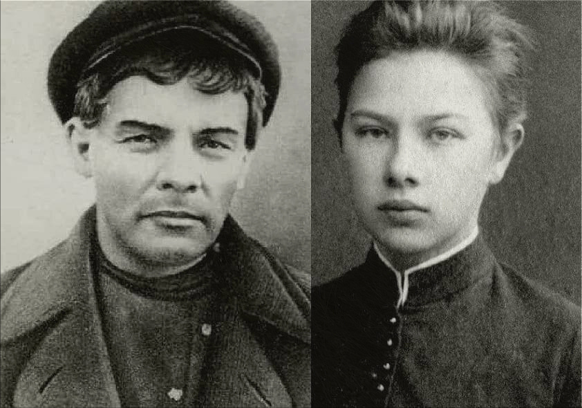 Владимир Ильич и Надежда Константиновна в молодости
