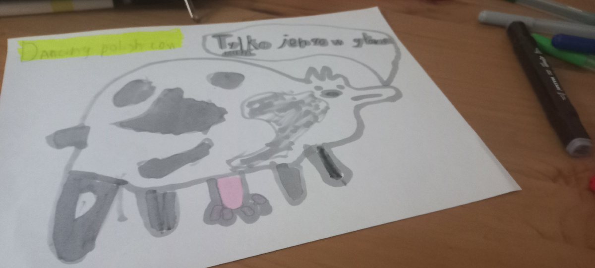 Сам не знаю почему вымя такое получилось!?