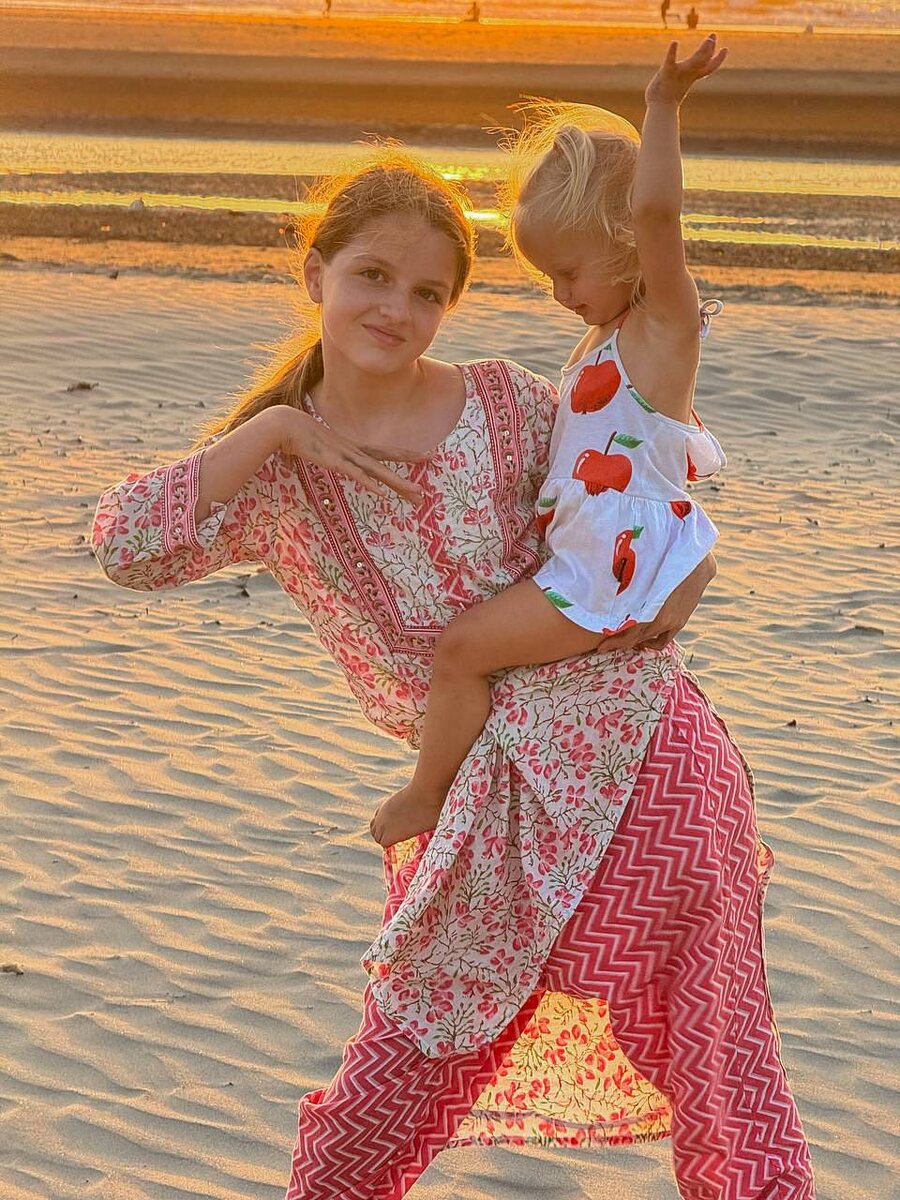 На фото: Кира и Ясна.
Индия Гоа, февраль 2023г